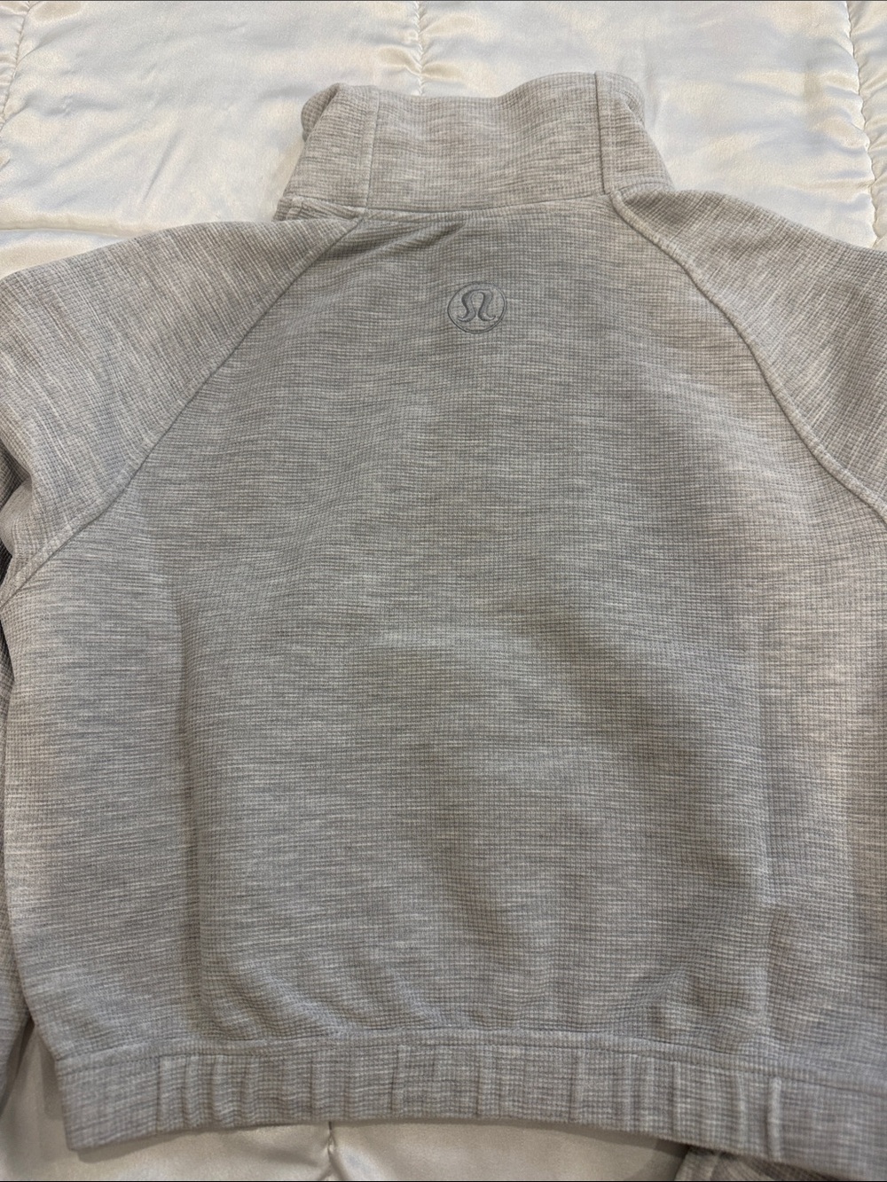 lululemon athletica Light Gray Wide-Leg Sweatpants - Picture 6 of 6